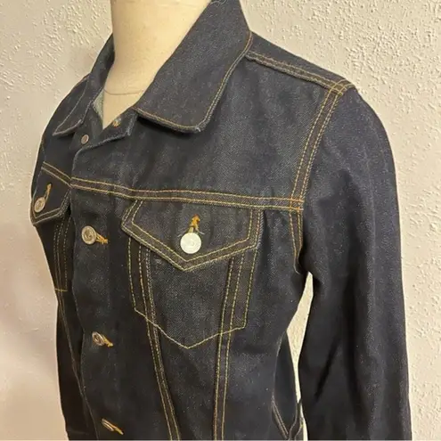 Juicy Couture  Jeans Dark Blue Denim Jacket Size Large