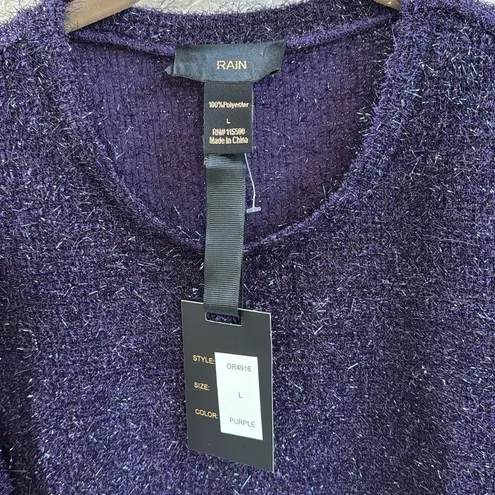 RAIN Sweater Purple Size L