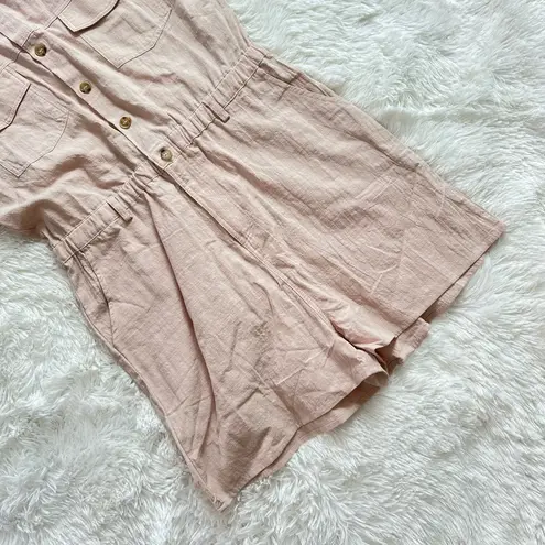 Franco Women’s Romper Size Large Tan