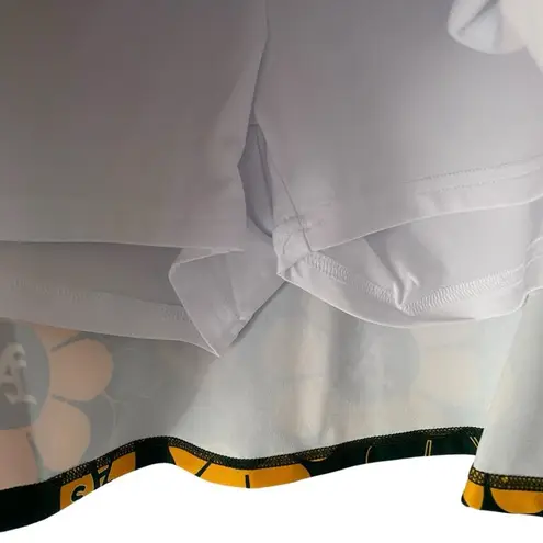 Loudmouth Oakland A’s Athletics Flower Skort Golf Skirt Green MLB NWTs large Yellow