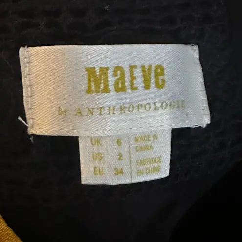 Maeve Anthropologie Botanical Floral Faux Wrap Dress Handkerchief Midi Boho