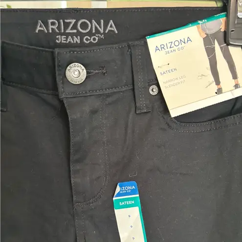 Arizona Jeans Arizona Jean Company Women's Classic Black Skinny Jeans, NWT, 9
