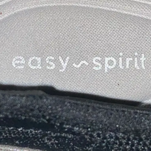 Easy Spirit EASY SPIRT Women's SIZE 9.5Black silver accent Slip-On Shoes. Comfort shoe GUC