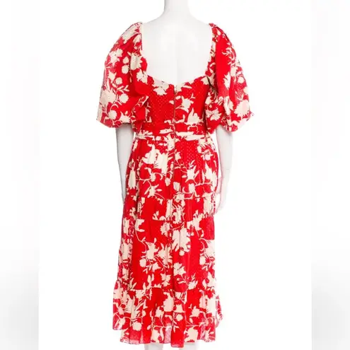 NWOT Johanna ortiz chaos borderie dress Size 8 thumbnail 10