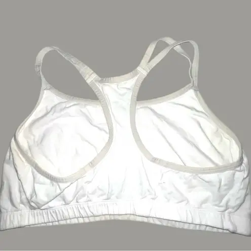 Fruit of the Loom  3 piece all white sports bra set