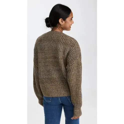 💕360 SWEATER💕 Logan Cardigan ~ Merino Wool Alpaca Blend Mocha Medium NWT Brown