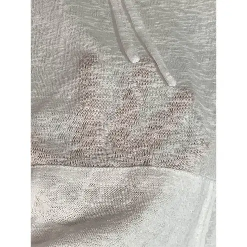 Weatherproof Vintage Women's Hooded White See Through Jacket Long Sleeve Small