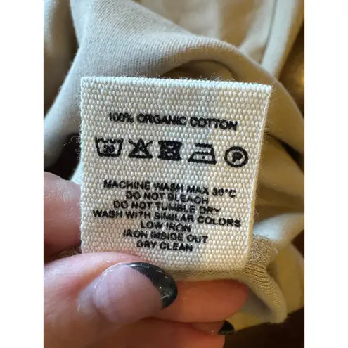 Djerf Avenue Dress Women Large Tan Nougat Strapless Tube Mini Streetwear Edgy