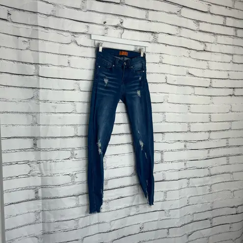 Wax Jean “Butt, I Love You” High Rise Skinny Jeans Blue Medium Wash Women’s 1/24