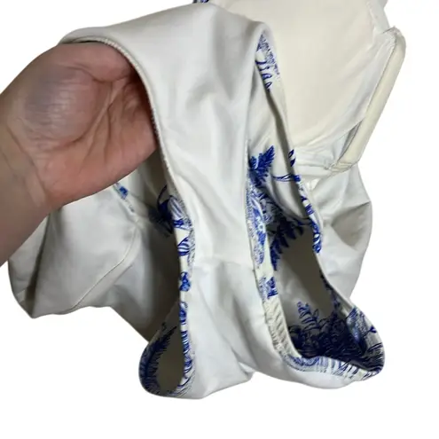 Kona Sol Shoulder Tie Hummingbird One-piece Swim Suit Medium