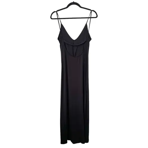 Rachel Pally Jersey Open Back Maxi Dress Black Small