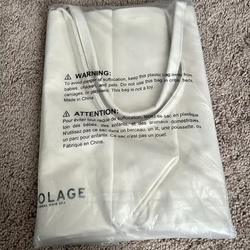 Biolage Cream Canvas Tote Bag