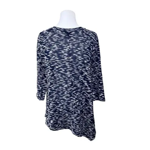 New Directions Blue Asymmetrical V