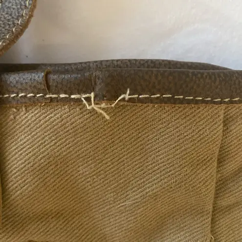 Myra Bag Canvas Leather Woven Wool Boss Lady Tote Top