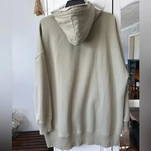 American Eagle  Sage Green Zip-Up Hoodie