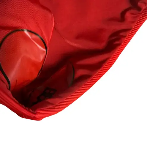 Beach Riot Sydney Red Belted Tie Shoulder Square Neck One Piece Swimsuit Size M