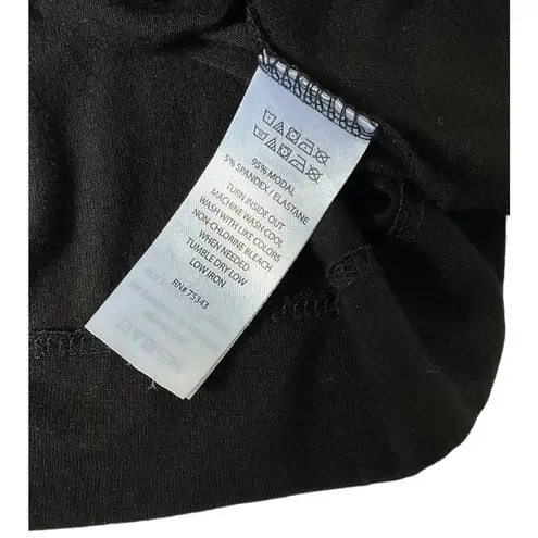 St. Tropez West Black Long Sleeve Dress Women Size Medium | 25-22