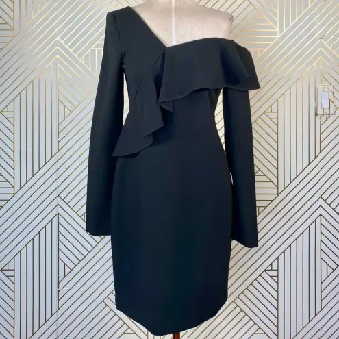 Black Halo Tava Mini Dress in Black