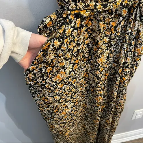 Hayden  Belted Ruffle Shoulder Jumpsuit Size 3X