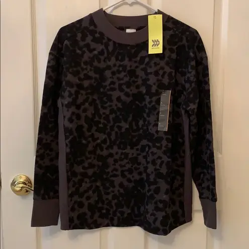 All In Motion leopard pullover