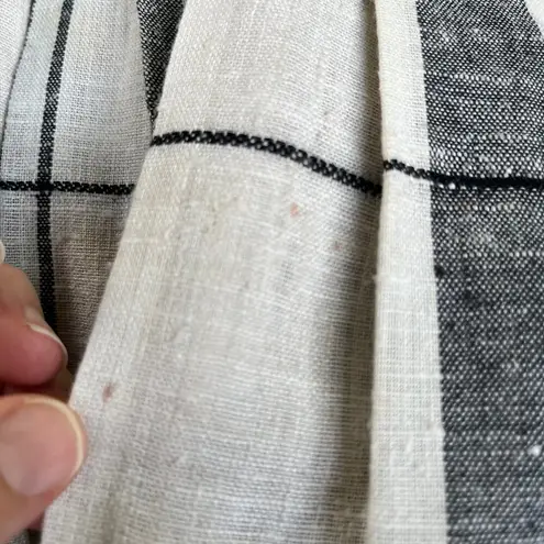 Chaus Vintage Plaid Midi Skirt Red, Black And Cream Pleated Size 28 Waist Red