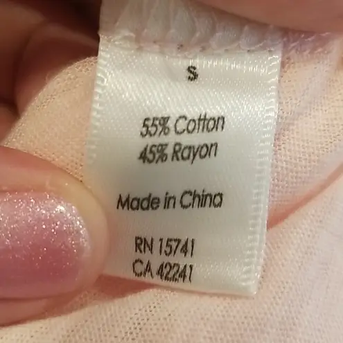 P.J. Salvage ππ Dog & Wine Pajama T-Shirt ~ Dog Mother Wine Lover Blush S NWT