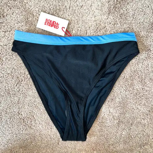 Solid & Striped NWT Bandier x The Candace Bikini Bottom in Black