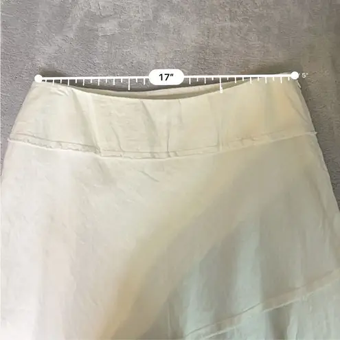 Style & Co Women’s white/cream Linen Skirt size 16