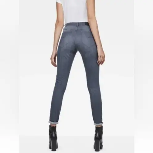 G-Star Raw Shape High Rise Super Skinny Women’s Grey Denim Jeans Size 27 NWT
