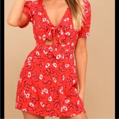 Free People  Jinx Floral Mini Dress Romper Size 4 - Image 2