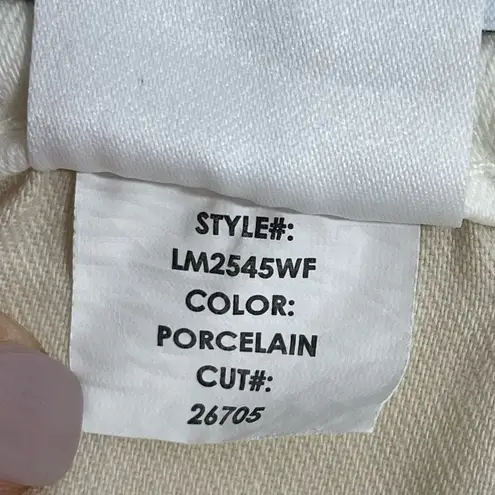 NWT Liverpool Ivory Cream Porcelain Hugger Piper Ankle Skinny Jeans Size 4 / 27 White