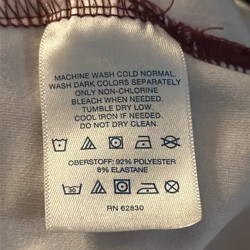 Lands End Purple Paisley Fleece Jacket Pullover 1/4 Zip Size 3X #460736