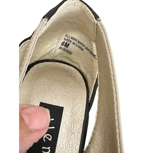 Ellemenno Women's High Heels Shoes Black Beige Size 6 Sku 2681