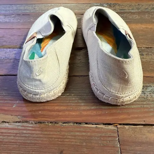 Olukai Kaula Pa'a Kapa Espadrille Cream Slip