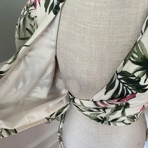 Gal Meets Glam Stevie Palm Print Top 6