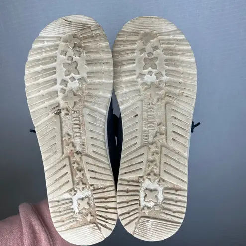 Hey Dude Wendy Chambray Navy White Women's Loafer Shoes Size 9