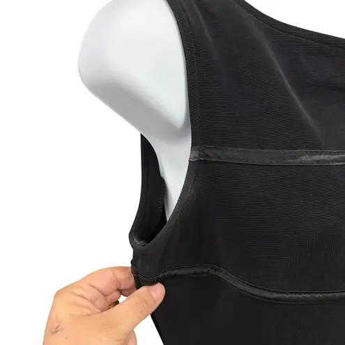 Tadashi Shoji Tadashi Black Maxi Dress Evening Formal Sleeveless Rhinestone Detail VTG Size 10