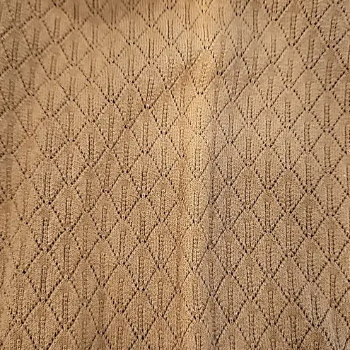 Ulla Johnson ππ Leland Pointelle Knit Top ~ Khaki Medium