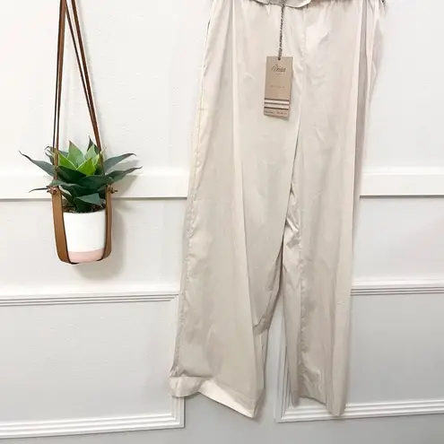 NWT Devotion Twins Theano Tan Wide Leg Pants Size S