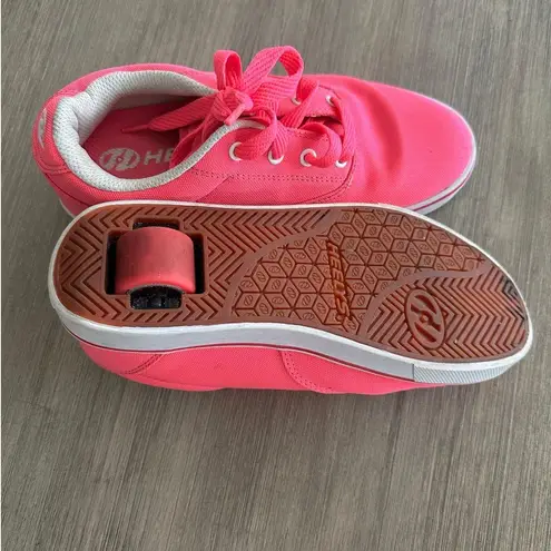 Heelys Launch Skate Shoes Youth Sz 5 Women’s Size 5.5 Hot Pink Low Tops