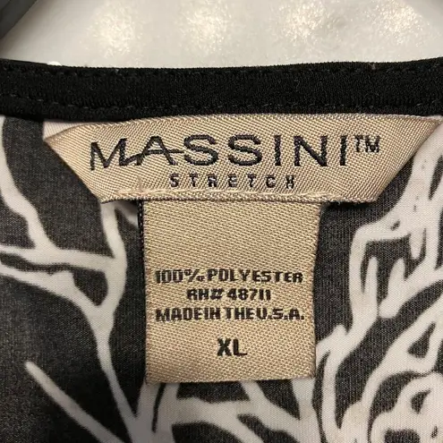 Massini Stretch Sleeveless Cowl Neck Embellished Blouse Size XL