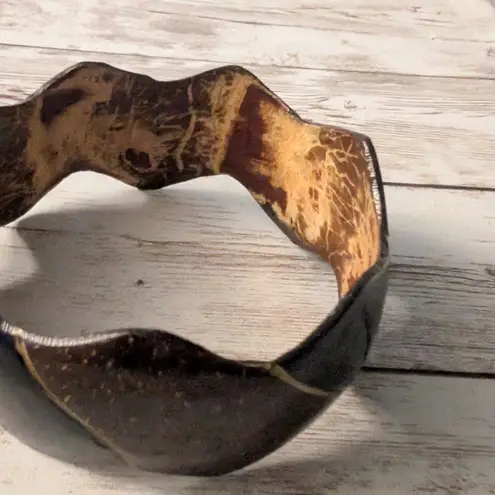 Vintage Bracelet Unusual Wavy Bracelet / Bangle