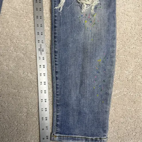 Judy Blue Women's Jeans 15/23 Boyfriend Fit High Rise Tummy Control Distressed