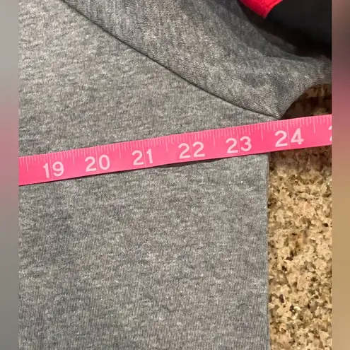 NFL APPAREL Womens San Francisco 49ers Long Sleeve Fleece Drop Shoulder Pullover Gray Size XL