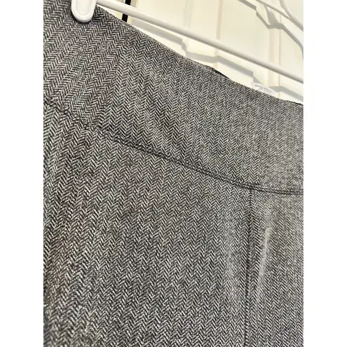 Spring + Mercer XL Herringbone Trousers Womens Career Casual Business Gray Pants