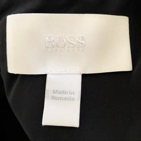 Hugo Boss Deazema black Jersey twill dress size 4