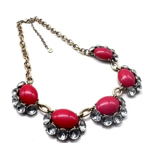 Stella & Dot Cherry Red Retired Mae Necklace