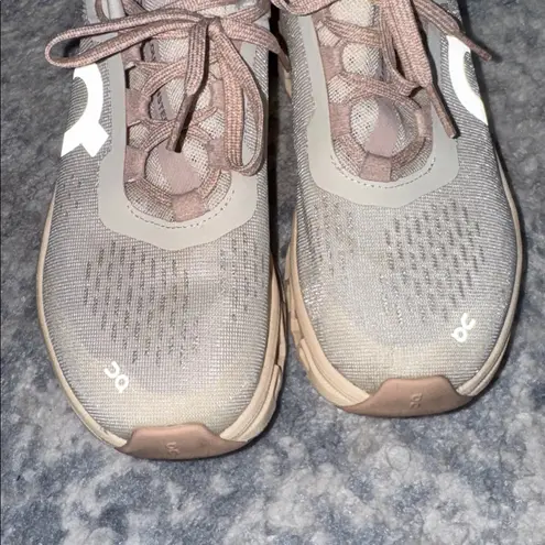 On Cloudmonster women’s running shoe Pink Size 6.5 - Image 3