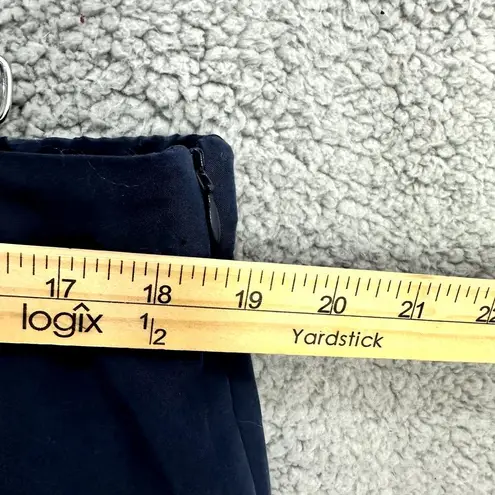 J. Jill Wide Leg Pants Womens XL Blue Stretch Ankle Lagenlook Nautical Boho