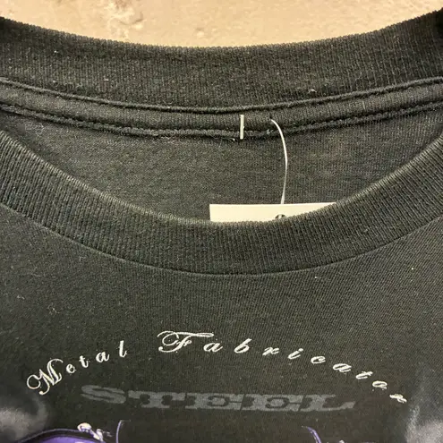 Vintage Y2K Huntington Beach Steel Sleeve Hit Car T